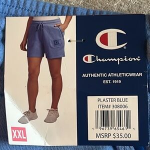 Champion blue athletic shorts Size XXL. NWT.